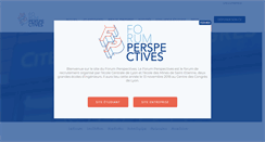 Desktop Screenshot of forum-perspectives.fr